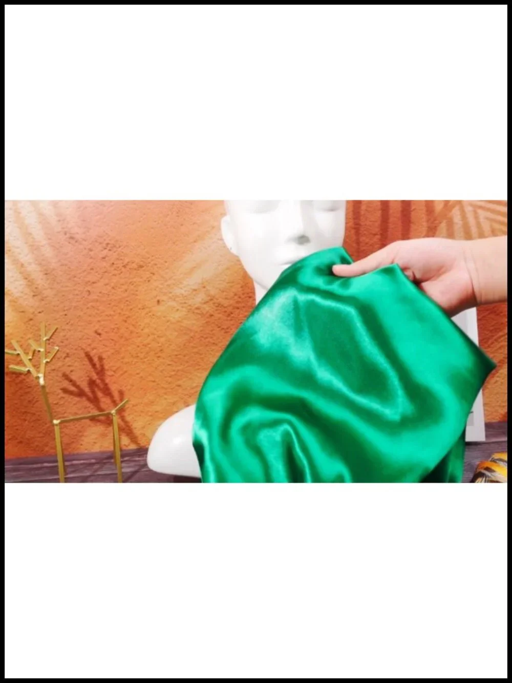 2 Pack 35 Inch Silky Head Scarf Satin Bandana for Sleeping Hair Wrapping